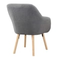 thumbnail image 6 of Home Square Charlotte Sherpa Furniture Accent Chair in Gray - Set of 2, 6 of 11