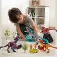 thumbnail image 4 of Walking Dinosaur Toy, Roaring Sound, Educational Figures For Kids, 4 of 8