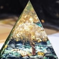 thumbnail image 2 of Cristales Resina epoxi Orgonita Pirámide Orgón Generador de energía Adornos curativos Likrtyny  Para estrenar, 2 of 7