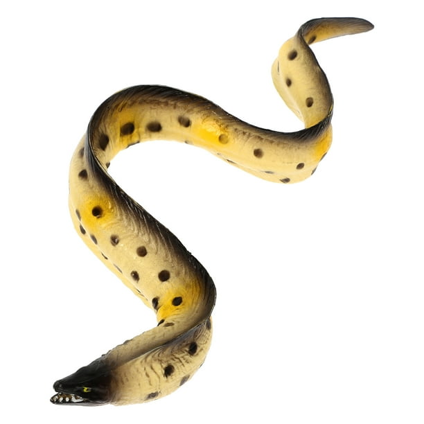 Figura de animal altamente simulada, modelo de anguila marina, juguete de anguila morena realista, modelo animal cognitivo para niños