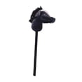 thumbnail image 3 of Caballo de palo con pértiga, juguete interactivo portátil para montar, ideal para Halloween. negro, 3 of 9