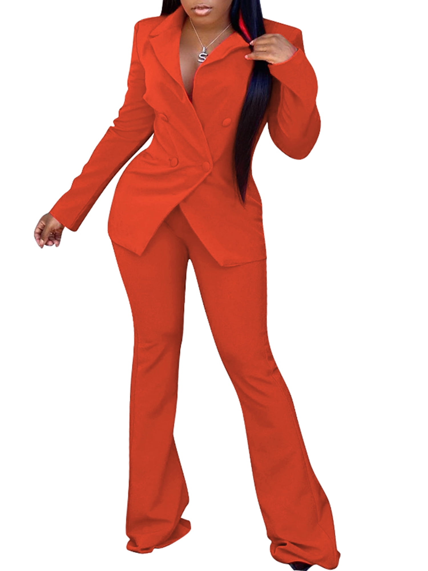 casual pant suits for work