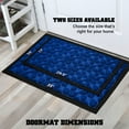 thumbnail image 3 of G128 17x29in Blue Leaf Geometric Welcome Mat, Outdoor Front Door Rug for Entryway, Durable Doormat for Porch, Patio, or Indoor/Outdoor Use, 3 of 10