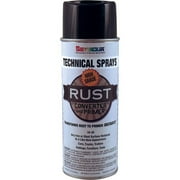 SEYMOUR OF SYCAMORE SEYMOUR 16-045 Rust Converter and Primer, 16 fl-oz Aerosol Can, Black, 12 sq-ft Coverage
