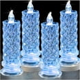 thumbnail image 4 of 1 Pcs Flame-Free LED Pillar Candles, Battery-Powered Romantic Candles For Valentine's Day, Anniversaries, Weddings And Xmas Decor, 4 of 4