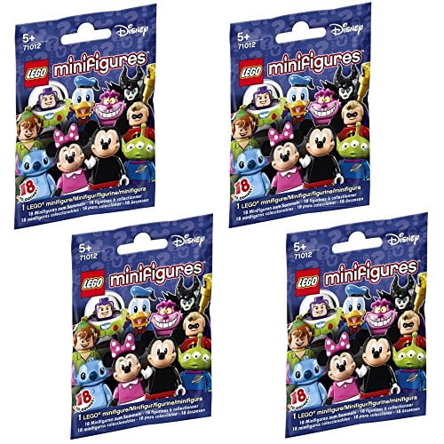 LEGO, Disney Minifigures, Bundle of 4Â (71012) Styles May Vary
