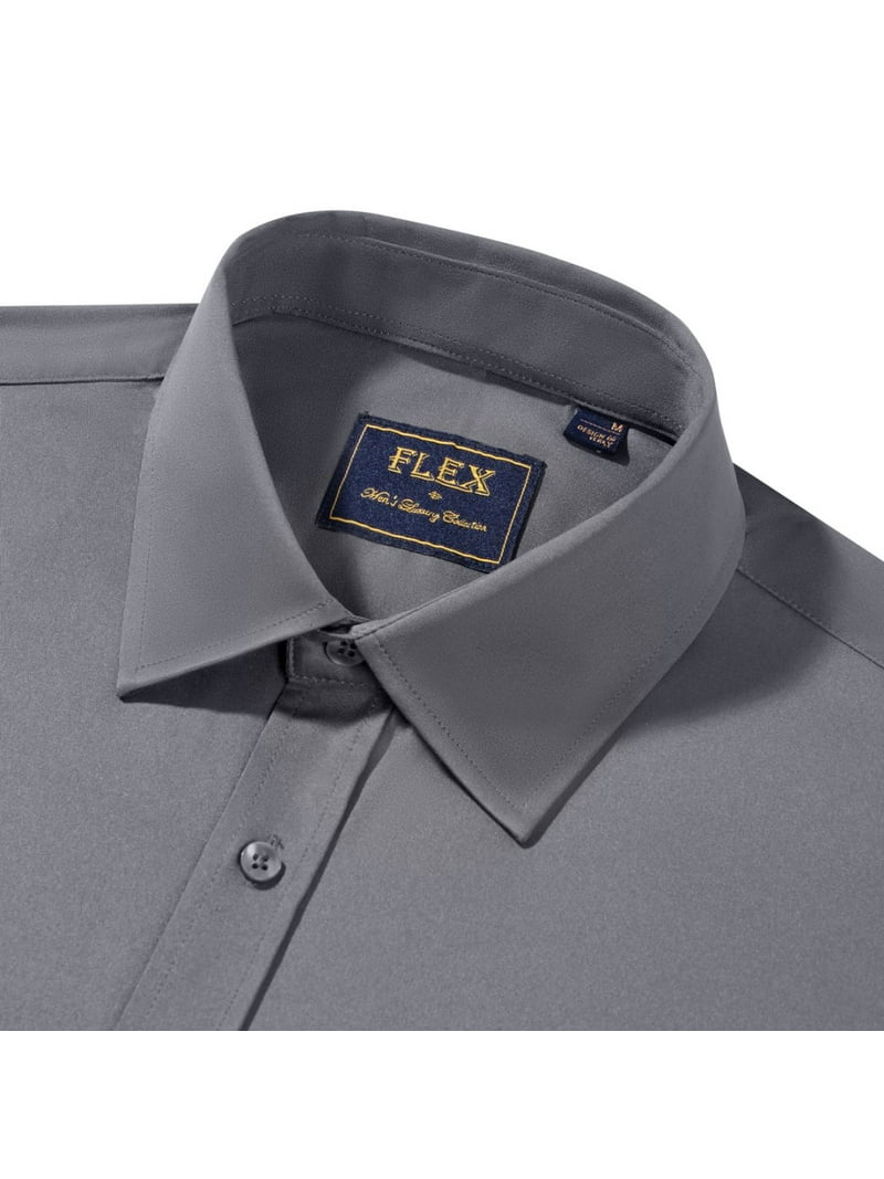 Sogami Long Sleeve Stretch Dress Shirt Button Down Shirts for Men