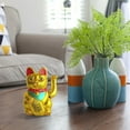 thumbnail image 5 of New Year Fortune Cat Decoration Charm Ornament Auspicious Feng Shui Statue Welcoming Wealth & Home, 5 of 6
