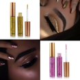 thumbnail image 3 of Professional Glitter Cosmetics 7 Color Waterproof Shimmer Pigment Silver Gold Metallic Liquid Glitters Eyeliner Makeup, 3 of 10