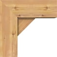 thumbnail image 3 of Ekena Millwork 7 1/2"W x 18"D x 18"H Traditional Block Smooth Bracket w/ Offset Brace, Western Red Cedar, 3 of 25