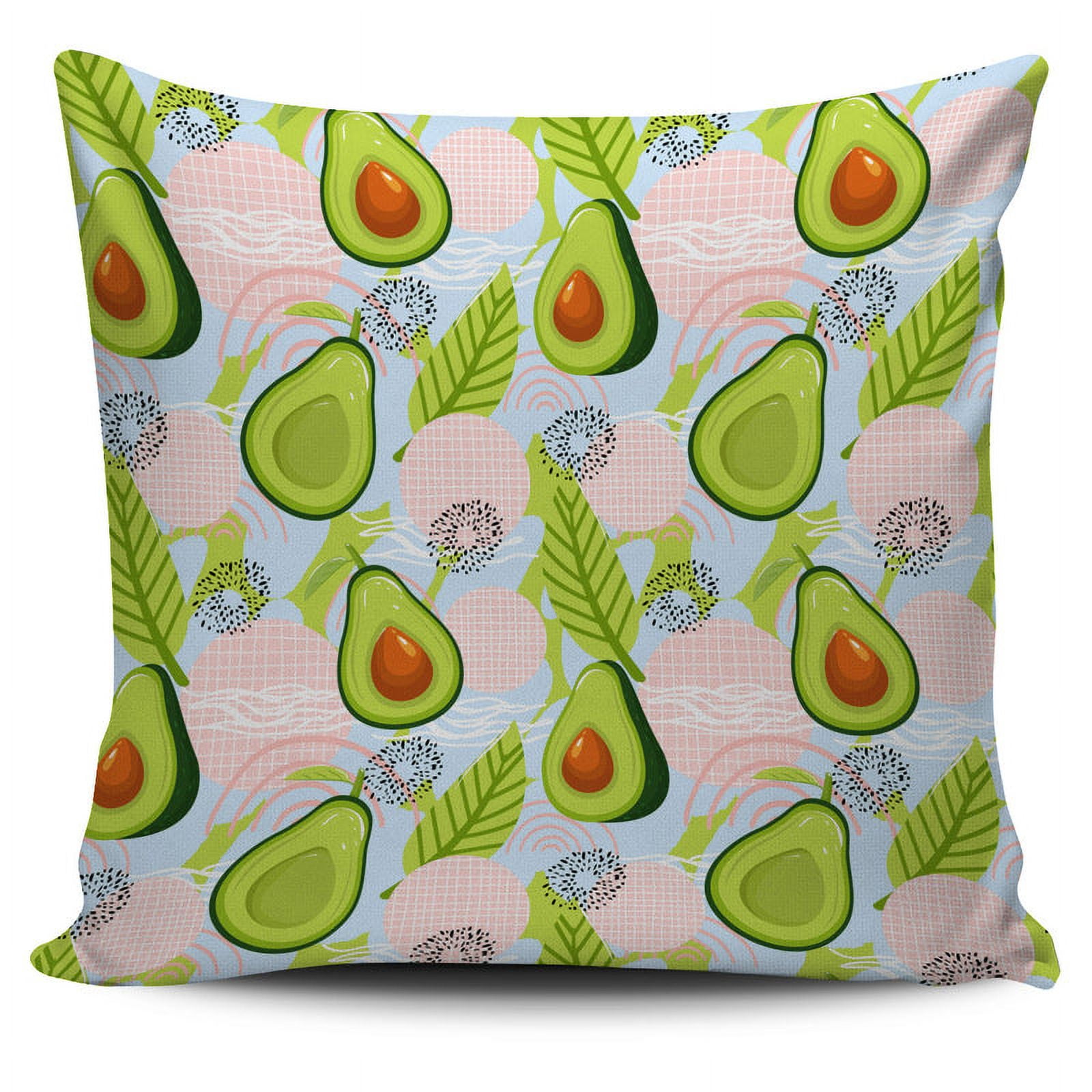 Funda de cojín con motivo de aguacate Bodega Aurrera en línea