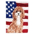 thumbnail image 1 of Carolines Treasures CK1733CHF Patriotique USA Cavapoo Drapeau Toile Maison Taille, 1 of 4