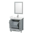 thumbnail image 4 of Wyndham Collection WCS141430SLGC2UNSM24 Sheffield 30" Free Standing Single Basin Vanity, 4 of 7