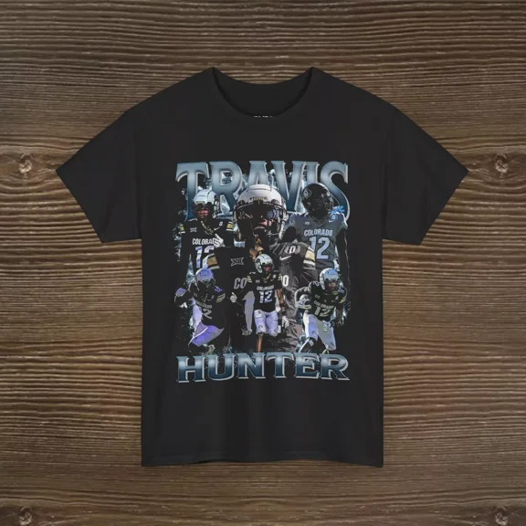 Travis Hunter Graphic Tee, NFL Football Fan Apparel