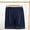 Blue, variant on Men Silk Satin Boxer Shorts Sleep Bottoms Summer Pajama Pants Comfy Loose Fit