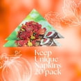 thumbnail image 3 of Keep Unique Fall Napkins, Disposable Party Decorated Decoupage Napkin, Assorted Color, 20/Pack, 3 of 5