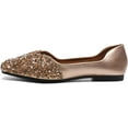 thumbnail image 2 of Women Flats ballet Rhinestone Dressy Casual Wedding Comfortable Shoe, 2 of 6