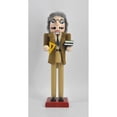 thumbnail image 2 of 14" Holiday Mantel Display Teacher Man Theme Christmas Nutcracker Figurine, 2 of 2