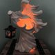 thumbnail image 5 of Linterna de mensajero del infierno decoración de linterna de Halloween de diseño sin rostro blanco para fiesta temática ANGGREK Otros, 5 of 8