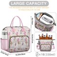 thumbnail image 5 of Pink Halloween Ghosts Womens Lunch Box for Work,Insulated Large Lunch Bag for Tween and Teen,Loncheras Para Mujer,Leakproof Adult Lunch Bag for Work,Beach,Travel,Picnic,Camping, 5 of 7