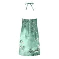 thumbnail image 5 of Viikei Womens Summer Dresses with Sleeves,Women Summer Dresses Beach Lace Panel Print Sleeveless Casual Loose Tank Dress Green S, 5 of 5