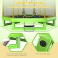 thumbnail image 5 of Gymax 7FT Kids Recreational Trampoline w/ Ladder & Slide Ocean Ball Indoor Outdoor Green, 5 of 9