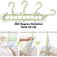 thumbnail image 4 of GIXUSIL Closet Organizers and Storage,5 Pack Hangers for Closet Organizer,Dorm Room Essentials for Closet Storage, Organization, Space Saving Hanger with 9-Holes for Wardrobe Heavy Clothes, 4 of 7