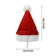 thumbnail image 3 of Dog/Cat Christmas Hat - Plush Fabric, 3D Classic Pattern, Comfortable for Christmas Pet Costume & Pet Christmas Decoration, 3 of 6