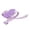 Purple, variant on BOKYAN Bird Harness Leash Cute Angel Wings Flying Traction Rope for Outdoor Training, Black, One Size (4.72 inches / 12 cm)