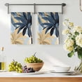 thumbnail image 3 of Navy Blue Palm Trees Kitchen Towels Set of 1, Vintage Summer Botanical Watercolor Absorbent Dish Towels for Kitchen, Microfiber Hand Towel, Quick Drying Tea Towel for Cleaning Decorative Dishcloths, 3 of 7