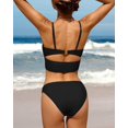 thumbnail image 2 of Charmo Women Bikini Sets Cutout O-Ring Swimsuit High Cut 2 Piece Bathing Suit, 2 of 6