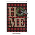 thumbnail image 5 of Meadow Creek Winter Outdoor Garden Flag, Home Wreath, 18" x 12.5", 5 of 7
