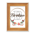 thumbnail image 1 of Destroy Wreath Letter Desktop Wooden Photo Frame Display Picture Art Painting Multiple Sets, 1 of 3