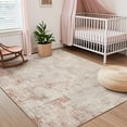 thumbnail image 3 of Abstract Area Rug x Modern Rugs for Living Room Neutral Machine Washable Rug Non Slip Carpet for Bedroom Office Living Room Dining Room Nursery Rug Grey &, 3 of 6
