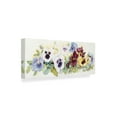 thumbnail image 2 of Trademark Fine Art 'Pansies On Parade' Canvas Art by Joanne Porter, 2 of 3