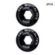 thumbnail image 4 of Eigraketly Paquete de 2 tornillos de manivela portátiles M18 desmontables reemplazables piezas de perno de bicicleta de montaña accesorios de repuesto Type3 NO3 Eigraketly  OD022262-01, 4 of 6