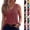 #01 Wine, variant on Women's V Neck Tank Tops Pleated Ruched Front Loose Fit Sleeveless Tunic Tops Curved Hem Daily Wear Blouses 2026, #01 Light Purple, XXL