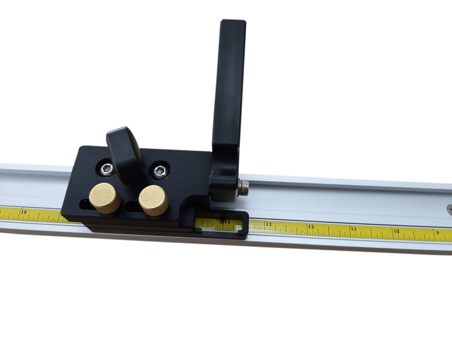 Viking Mountain Tool Works 31.5 inch Miter Gauge Fence with precision stop and scale for Table Saw Band Saw Router table
