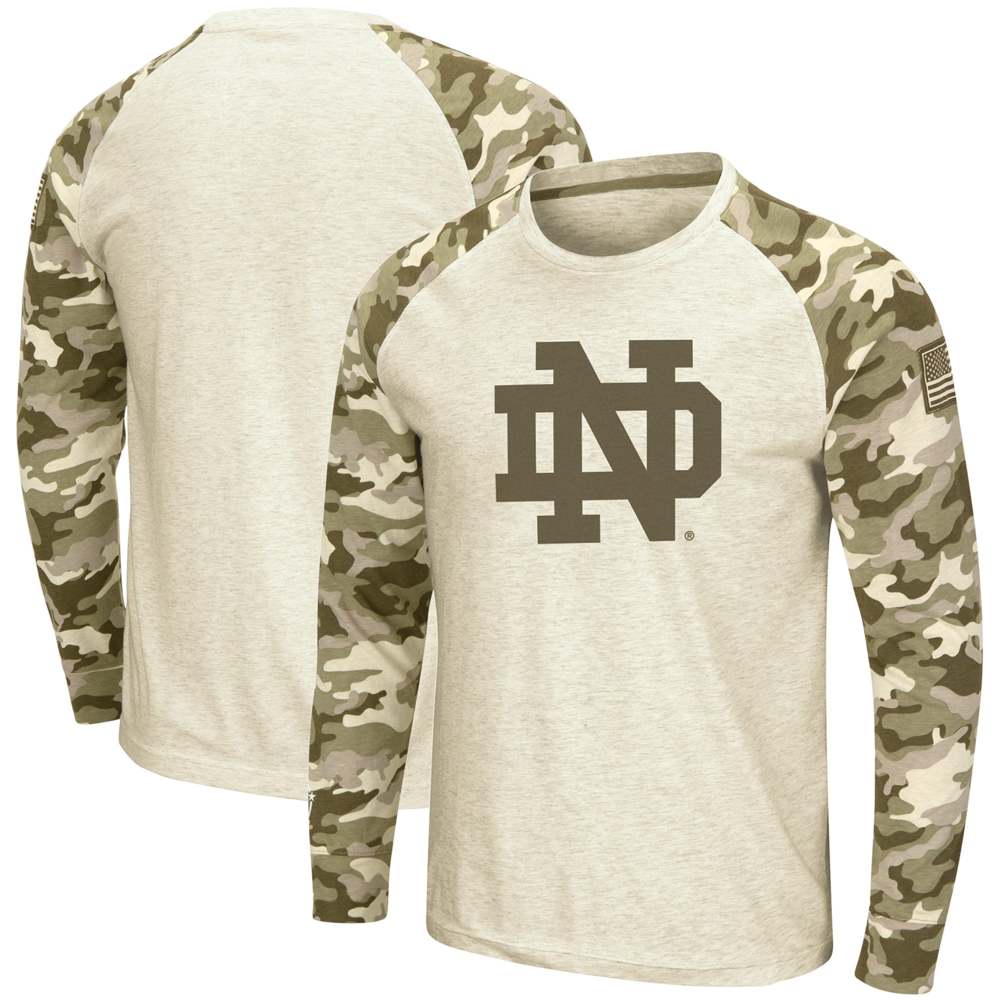 Men's Colosseum Oatmeal Notre Dame 