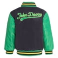 thumbnail image 4 of John Deere Tractor Varsity Zip Up Bomber Jacket Toddler to Little Kid, 4 of 5