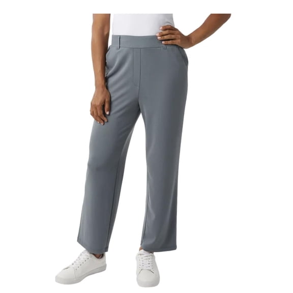 32 Degrees Cool Women's Stretch Twill Pull On Pant with Pockets (US, Alpha, Large, Regular, Regular, Blue)