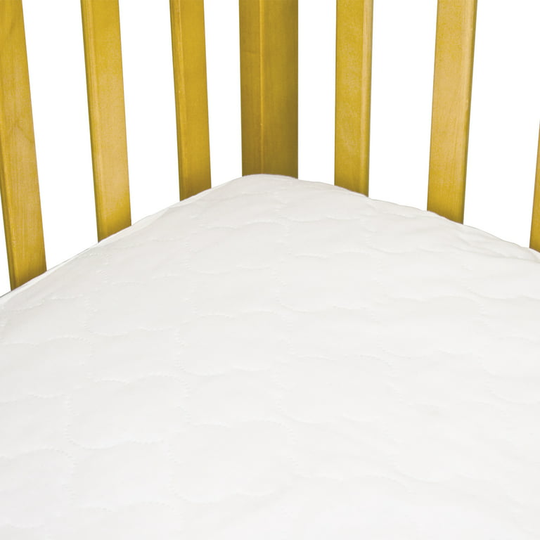 Sealy SecureStay Waterproof Fitted Crib Mattress Pads, 2-Pack