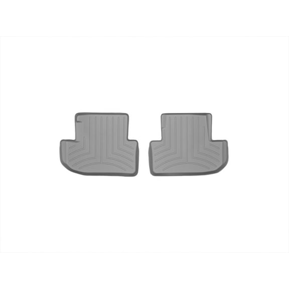 WeatherTech Custom Fit FloorLiners compatible with 2013-2013 Nissan Altima - 2nd Row (2-Piece Liner), Grey