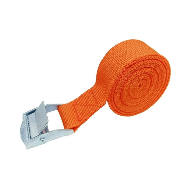 3 Cargo Straps With Buckle Tie-Down Belt For Motorcycle Car Bicycle Metal Tow Rope Strong Ratchet Fixing Belt For Luggage Bag