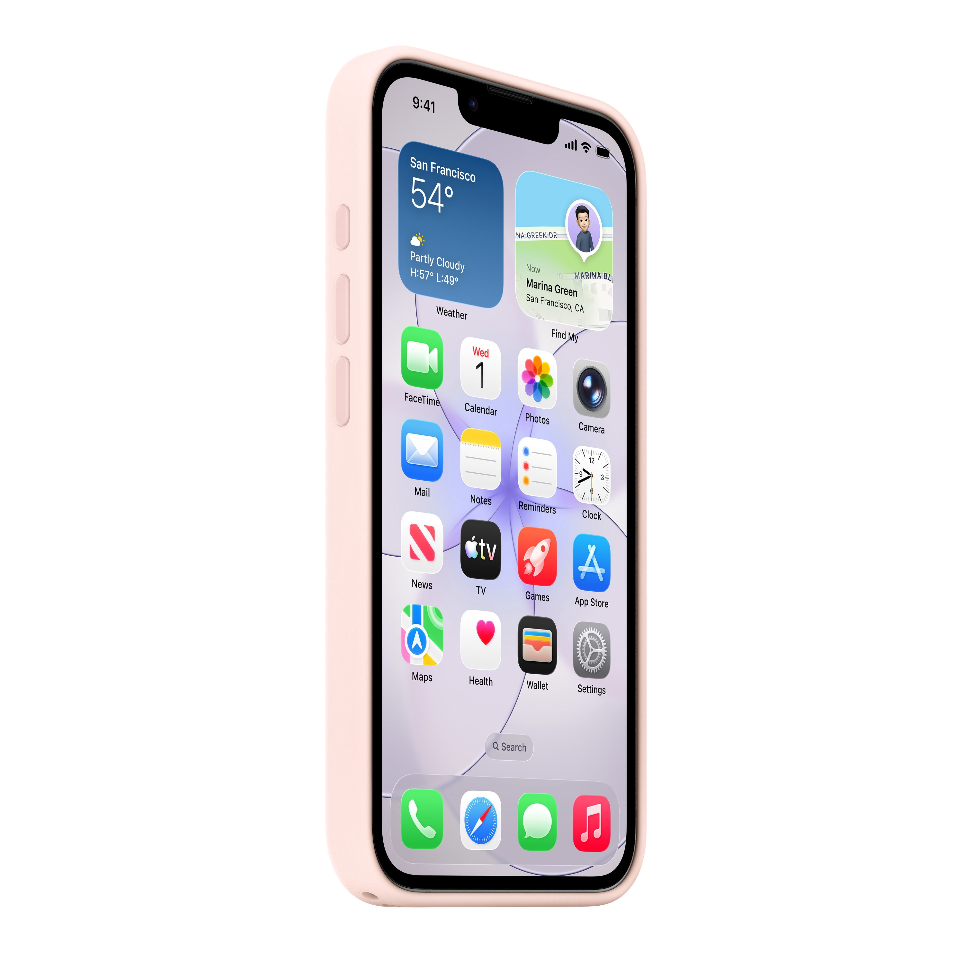 Apple iPhone 17e Silicone Case with MagSafe – Soft Pink