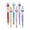 A-6pcs, variant on 5pcs Cute Dessert Themed Diy Beaded Pen Set With Donut and Gingerbread Man Designs, Wooden Bead Assembly Stationery, Imaginative Decorative Gift for Daily Study and Casual Art Creation, C