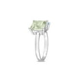 thumbnail image 2 of 3.75 Carat (Ctw) Green Quartz and Sky Blue Topaz Ring in Sterling Silver for Women, 2 of 6