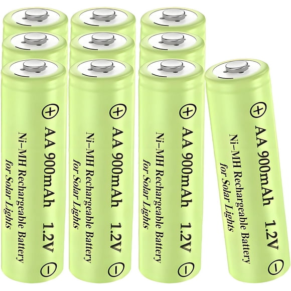 Baterías recargables Betmaxful AA 1,2 V 900 mAh NiMH, 10 paquetes