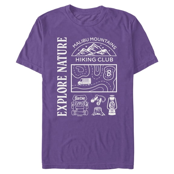 Mens Barbie Explore Nature and Malibu Mountains T Shirt