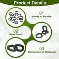 thumbnail image 3 of Split Lock Washer, Spring Lock Washer Stainless Steel Lock Washers Assortment Kit for Screws Bolts 4  100, 3 of 8